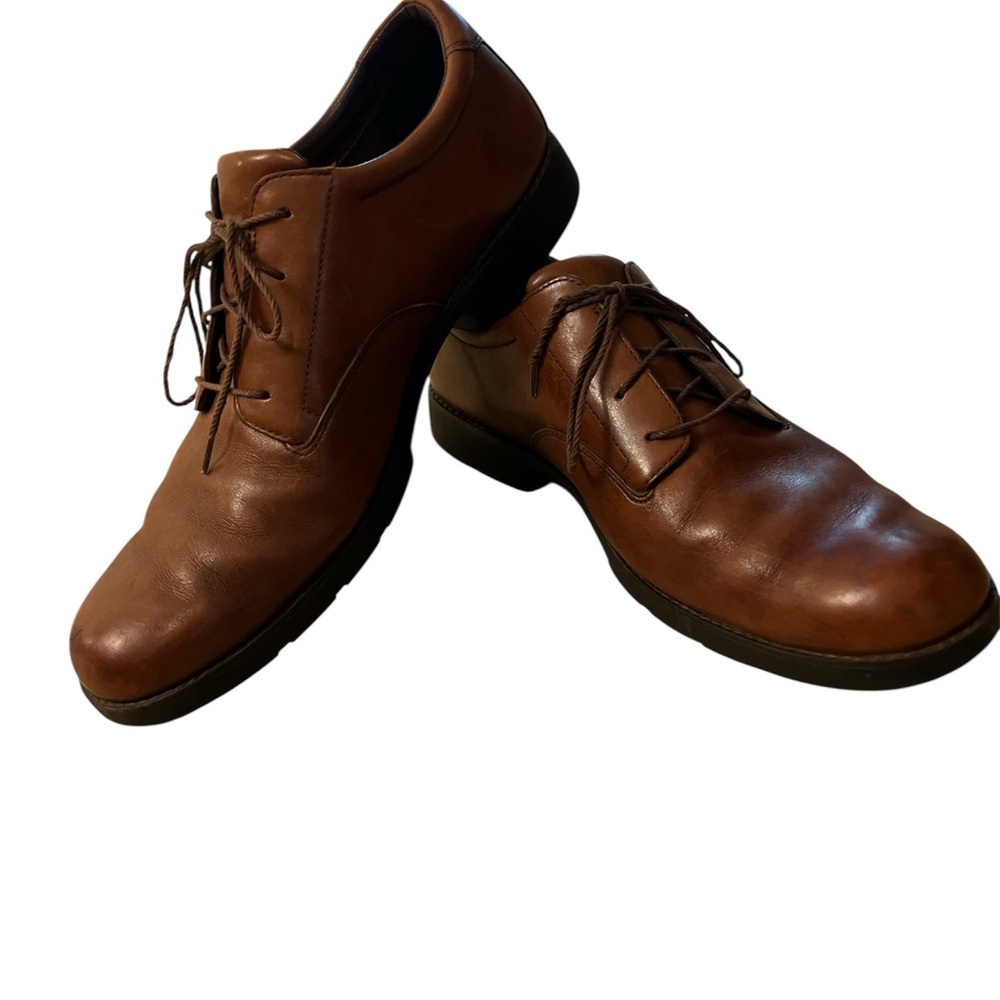 Timberland Classic Brown Leather Men's Shoes Oxford dress shoes cognac size 12
